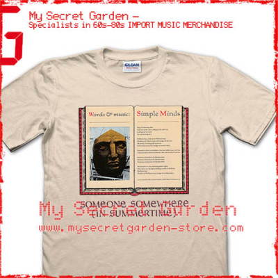 Simple Minds - Someone Somewhere ( In Summertime ) T Shirt 